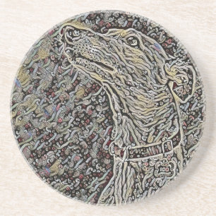 The Paisley Greyhound Coaster