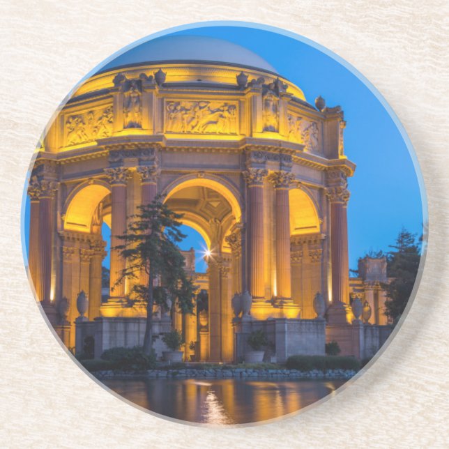 The Palace Of Fine Arts At Dawn Coaster (Front)