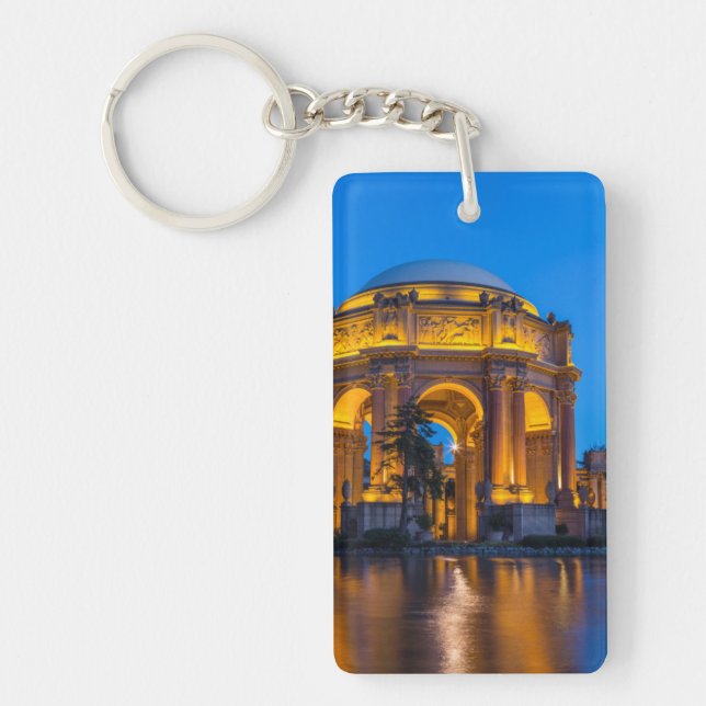 The Palace Of Fine Arts At Dawn Key Ring (Front)