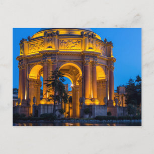 The Palace Of Fine Arts At Dawn Postcard