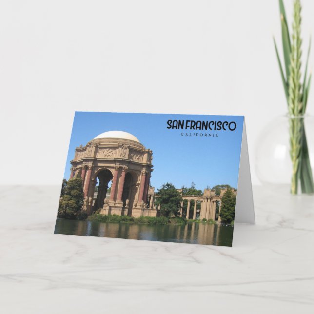 The Palace of Fine Arts, CA - card (Front)