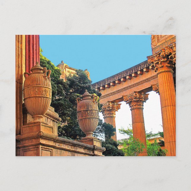 THE PALACE OF FINE ARTS POSTCARD (Front)