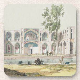 The Palace of Tchar-Bag at Isfahan, Persia, plate Coaster