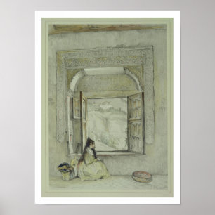 The Palace of the Generalife, from the Casa de Cha Poster