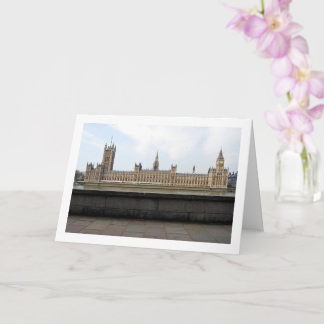 The Palace of Westminster, London Card (Orchid)