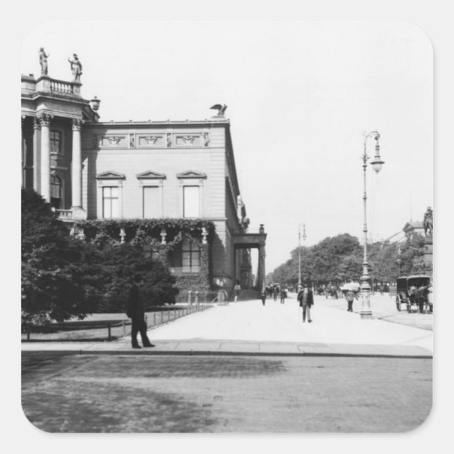The Palace of Wilhelm I Square Sticker (Front)