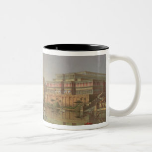 The Palaces of Nimrud Restored, a reconstruction o Two-Tone Coffee Mug