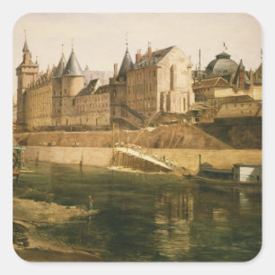 The Palais de Justice Square Sticker