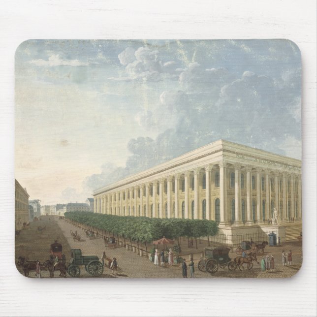The Palais de la Bourse Mouse Mat (Front)