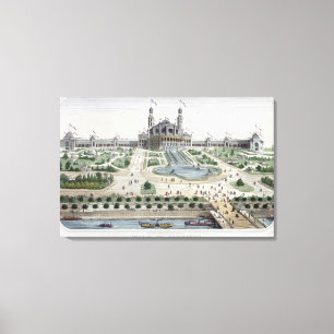 The Palais du Trocadero Canvas Print