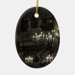 The Palais Garnier Paris France Ceramic Tree Decoration