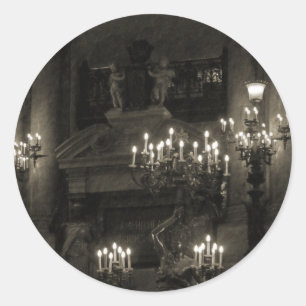 The Palais Garnier Paris France Classic Round Sticker