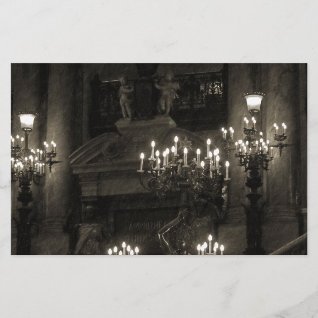 The Palais Garnier Paris France Stationery (Front)