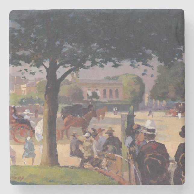 The Palais Rose, Paris Stone Coaster (Front)