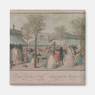 The Palais Royal Garden Walk, 1787 Magnet