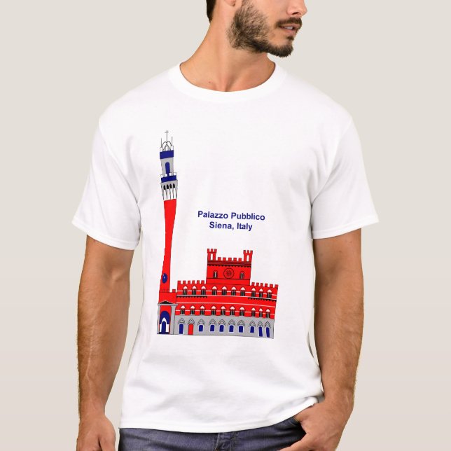 The Palazzo Pubblico Inspiration - Siena, Italy T-Shirt (Front)