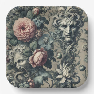 The Pale Purge – Gothic Victorian Paper Plate