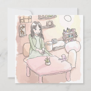 The Pale Room and the Back of the Feet Card