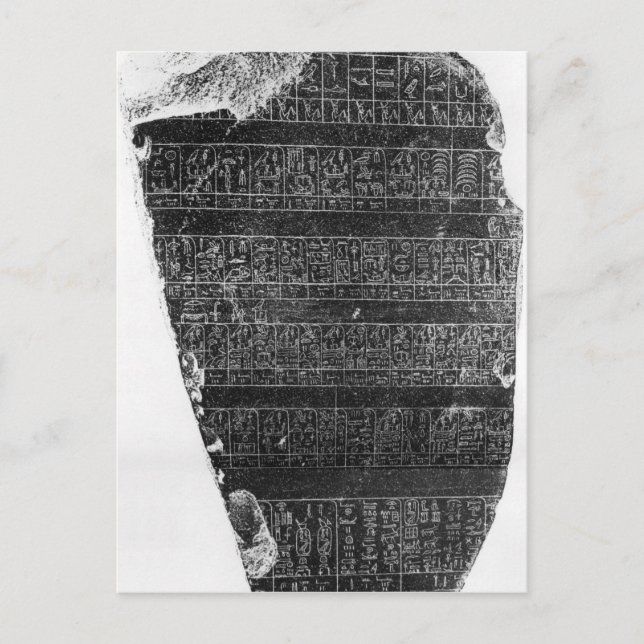 The Palermo stone Postcard (Front)