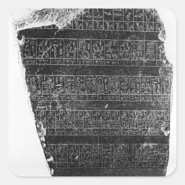 The Palermo stone Square Sticker (Front)