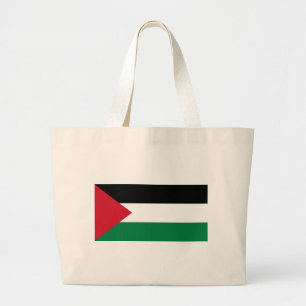 The Palestinian flag (علم فلسطين) Large Tote Bag