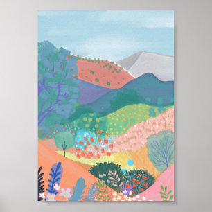 The palette of nature poster