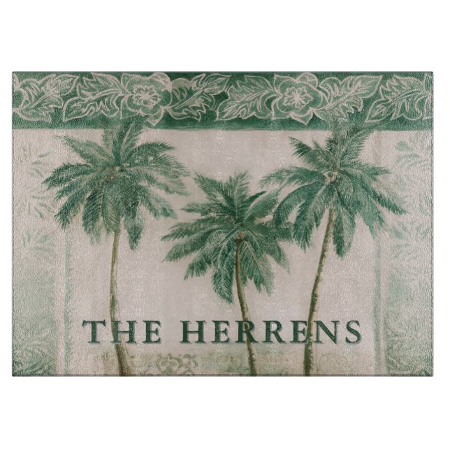 The Palms Kitchen Cutting Board (Front)