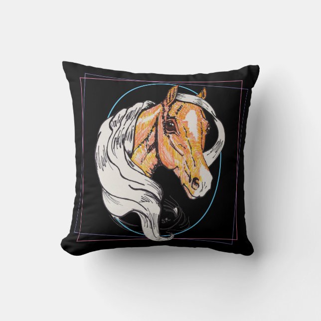 The Palomino (black) Cushion (Front)