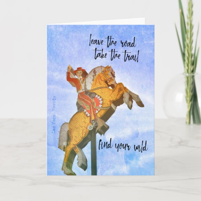 THE PALOMINO Greeting Card (Front)