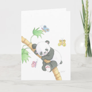 The Panda from the Chasing the Rainbows collection Card