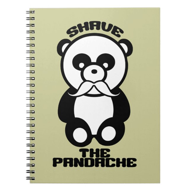 The Pandache custom colour notebook (Front)