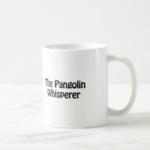 the pangolin whisperer coffee mug