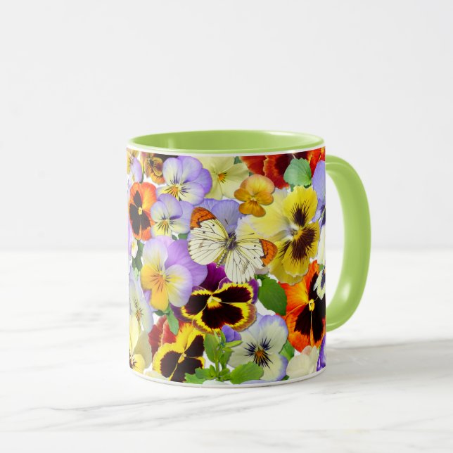 The Pansy Collection Mug (Front Right)