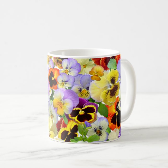 The Pansy Collection Mug (Front Right)