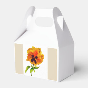 'The Pansy Party' on a Favour Box (II)