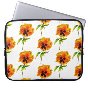 'The Pansy Party' on a Laptop Sleeve (II)