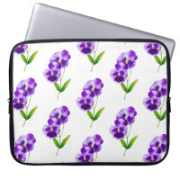 'The Pansy Party' on a Laptop Sleeve (III)