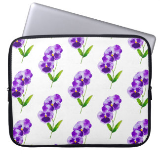 'The Pansy Party' on a Laptop Sleeve (III)