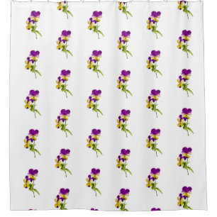 'The Pansy Party' on a Shower Curtain (I)