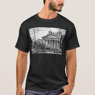 The Pantheon in Rome, drawing by Leitch T-Shirt