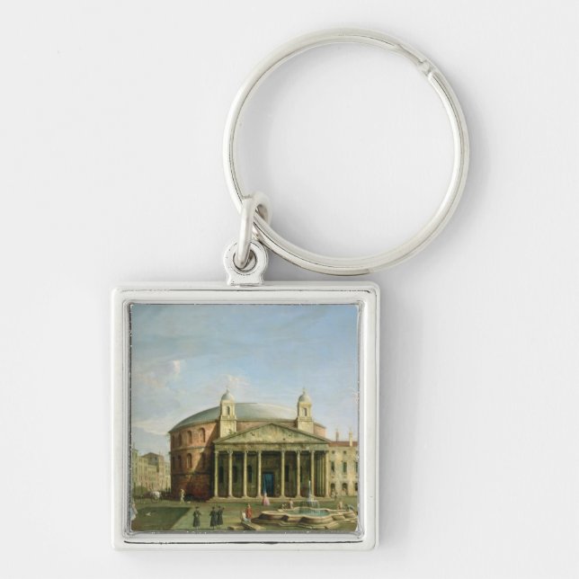 The Pantheon in Rome Key Ring (Front)