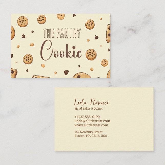 The Pantry Cookie Business Card (Front/Back)