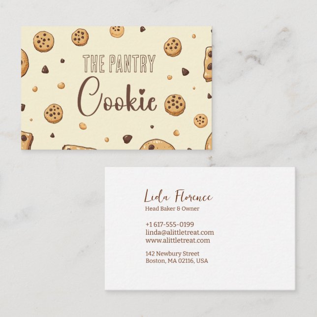 The Pantry Cookie Business Card (Front/Back)