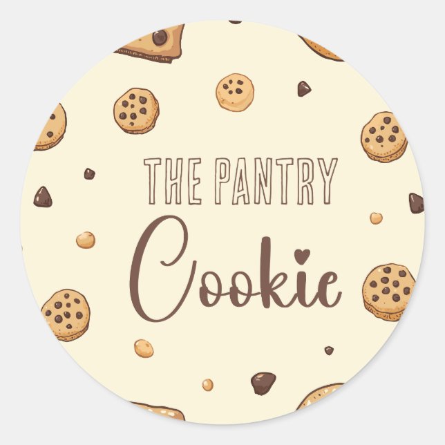 The Pantry Cookie Classic Round Sticker (Front)