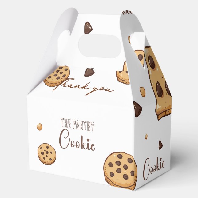 The Pantry Cookie (White) Favour Box (Front)