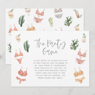 The panty game lingerie cactus champagne