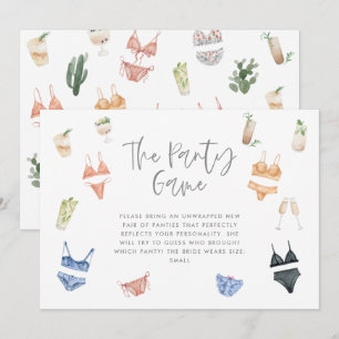 The panty game lingerie cocktail champagne