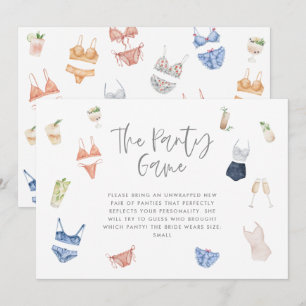 The panty game lingerie cocktail champagne