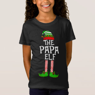 The Papa Elf Christmas Matching Family Xmas Costum T-Shirt