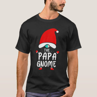 The Papa Gnome Cute Funny Christmas Pajama Matchin T-Shirt